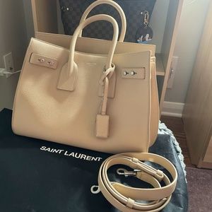 Saint Laurent Sac De Jour Large - Beige